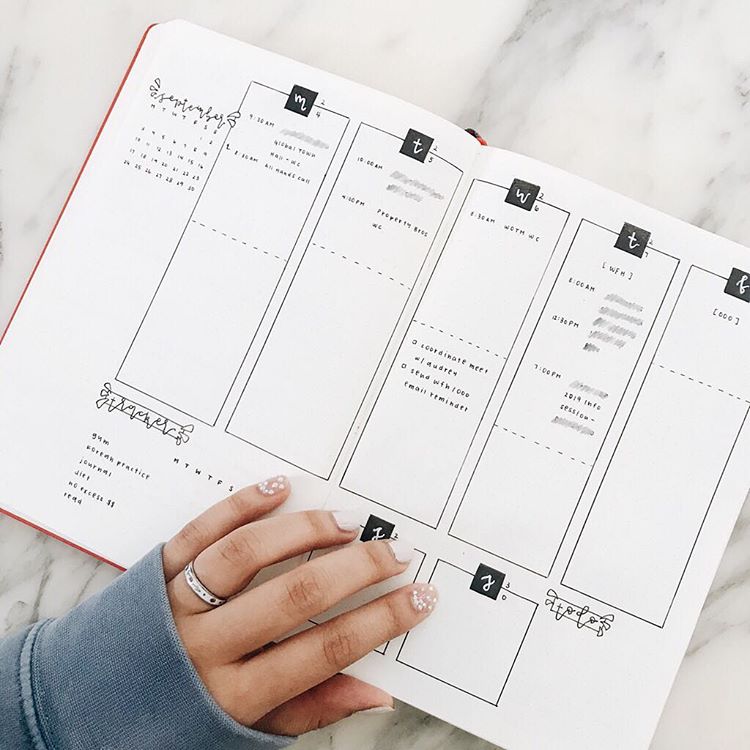 35 Minimalist Bullet Journal Spreads You Have To Try Right Now - TheFab20s