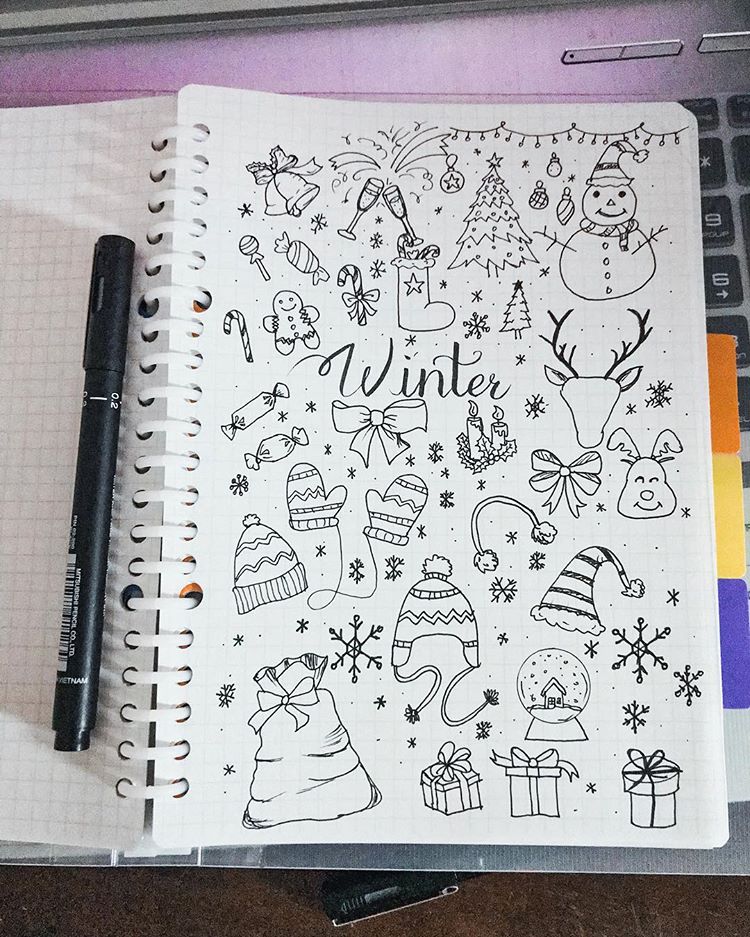 notebook doodle ideas