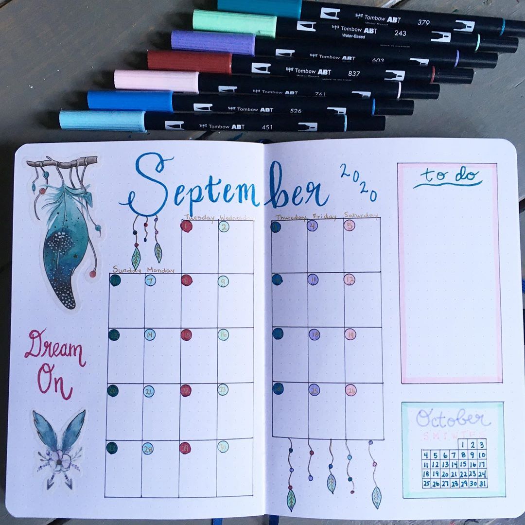 Hello September BuJO TheFab20s