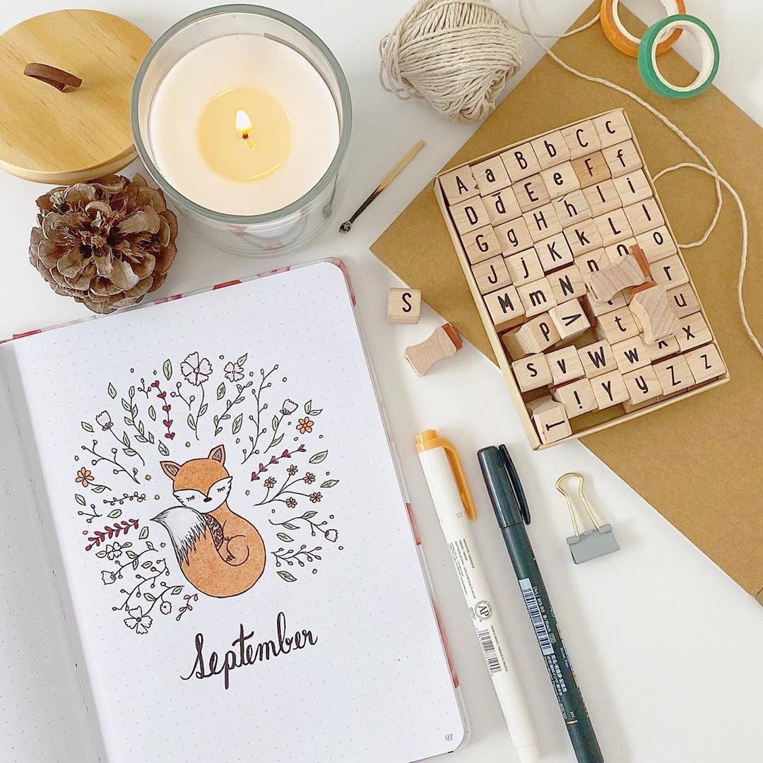 September Fox BuJo TheFab20s
