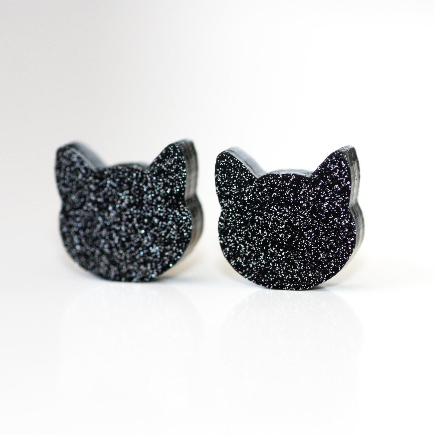 Talk about a statement piece! These cat earrings are one of the most unique accessories you can wear. They are the perfect jewelry gift for a cat-lover or for yourself! #catmom #catearrings #jewelry