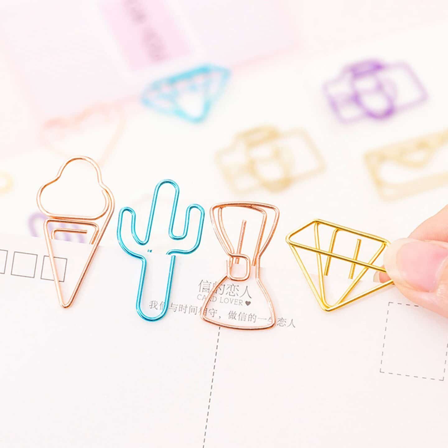 Adorable paper clips make the Best Bullet Journal Gift Ideas