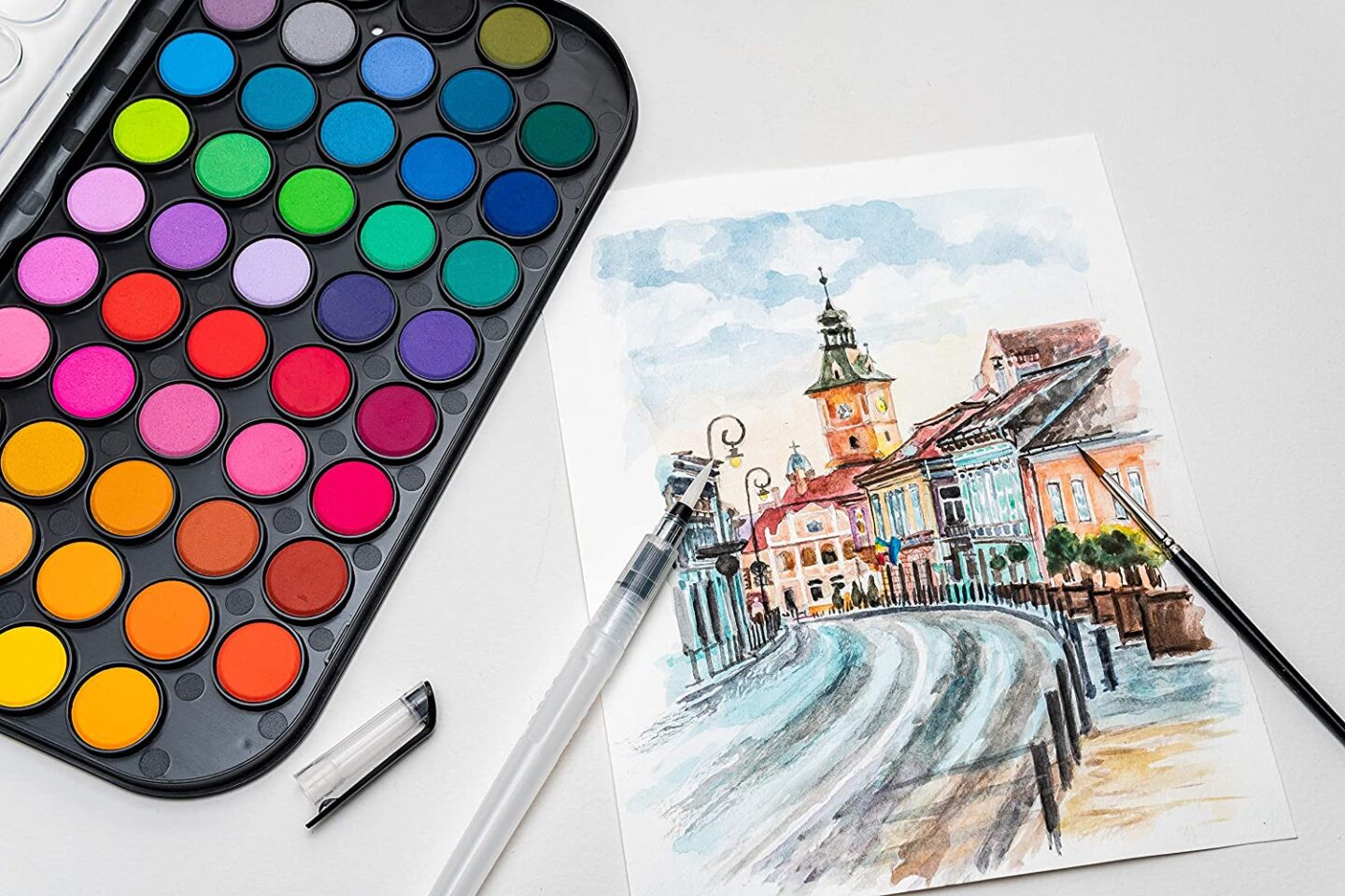 Watercolors gifts for journalers they will love! Best Bullet Journal Gift Ideas